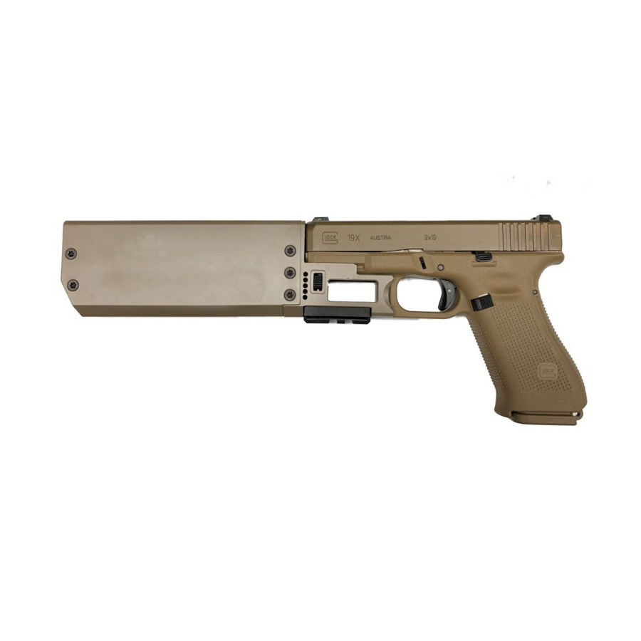 Glock Coyote Tlumič Fischer Development Glock Coyote Tlumič Fischer Development